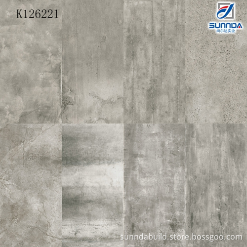 grey cement look inkjet printing creative design decorative porcelain tiles for interior house flooring